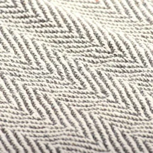 VIDAXL Couverture Coton A Chevrons 125 X 150 Cm Gris grossiste en ligne 18