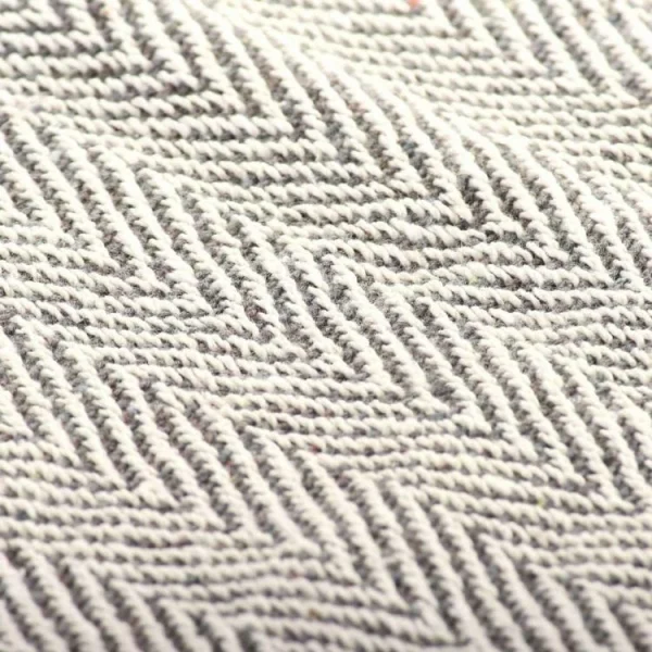 VIDAXL Couverture Coton A Chevrons 125 X 150 Cm Gris grossiste en ligne 7