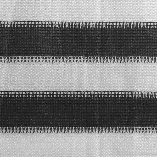 VIDAXL Tapis De Tente 250×350 Cm Anthracite Et Blanc à prix d'occasion 4