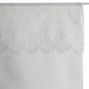 vente pas cher en ligne No Name Paire Vitrages 60×160 Massala Blanc 11