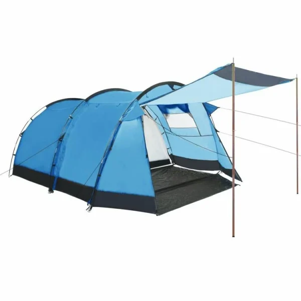 destockage VIDAXL Mat De Tente Telescopique Longueur 170-255 Cm Acier Galvanise 4