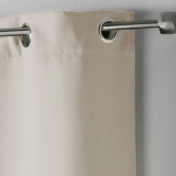 VIDAXL Rideaux Occultants Aspect Lin Avec Crochets 2pcs Gris 140x245cm dernière tendance 3