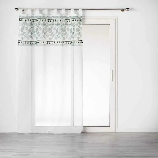 Meilleur Prix Garanti Paris Prix Rideau Voilage à Passants Milagreen 140x240cm Blanc 1