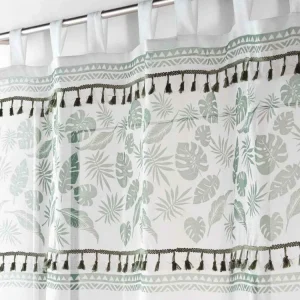 Meilleur Prix Garanti Paris Prix Rideau Voilage à Passants Milagreen 140x240cm Blanc 9