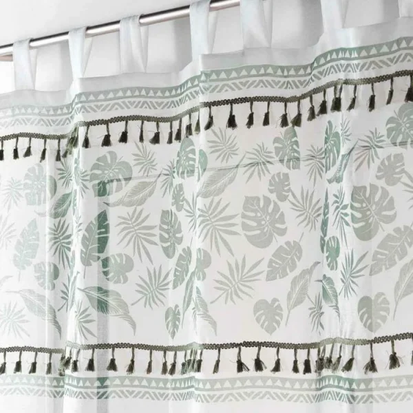 Meilleur Prix Garanti Paris Prix Rideau Voilage à Passants Milagreen 140x240cm Blanc 3
