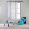 Paris Prix Rideau Voilage Hesperia 140x240cm Bleu achat pas cher 7