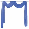 mode VIDAXL Rideau Voile 140 X 600 Cm Bleu Royal 14