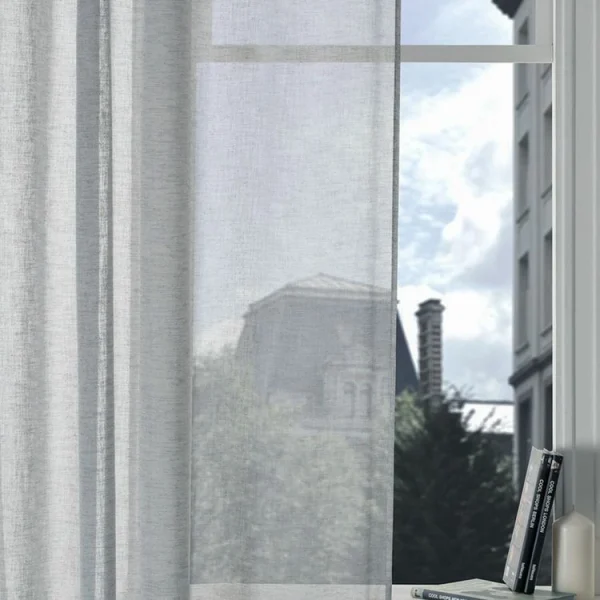 vente chaude ATMOSPHERA Voilage Fred – 140 X 240 Cm – Gris 3