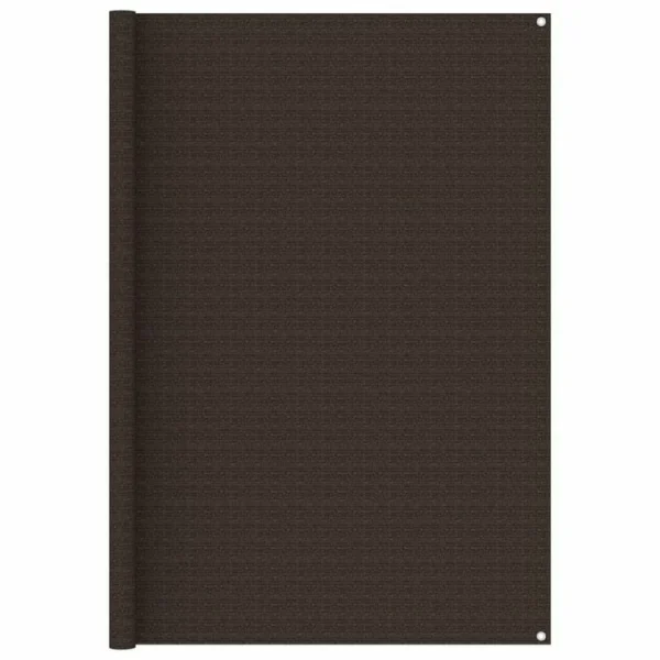 VIDAXL Tapis De Tente 200×400 Cm Marron vente pas cher en ligne 1