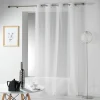 Paris Prix Rideau Voilage Telma 140x280cm Blanc vente chaude 19