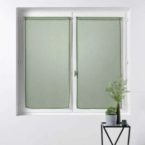 Top ventes Paris Prix Paire De Voilages Sandra 60x120cm Kaki 10