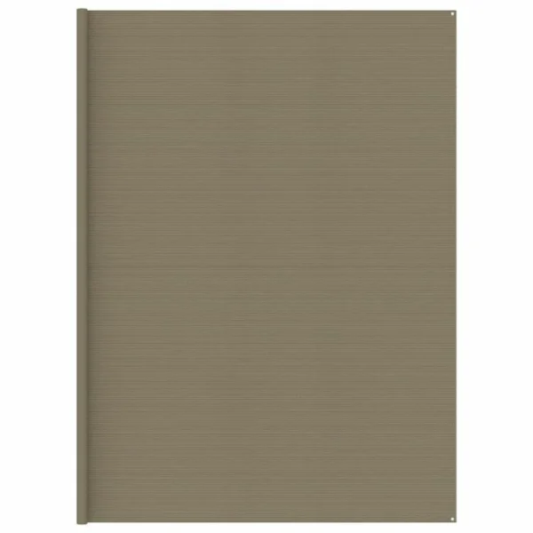 VIDAXL Tapis De Tente 400×400 Cm Taupe Couleurs variées 1
