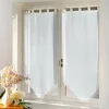 marque pas cher Paris Prix Paire De Voilages Luminea 45x120cm Blanc 8