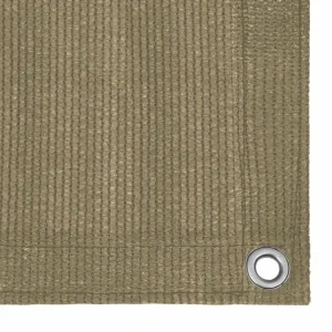 VIDAXL Tapis De Tente 300×500 Cm Taupe soldes officiel 8