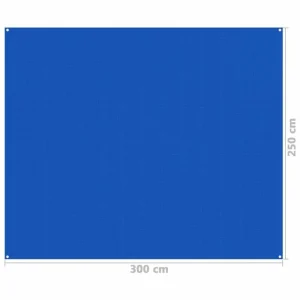 Paiement sécurisé VIDAXL Tapis De Tente 250×300 Cm Bleu 12