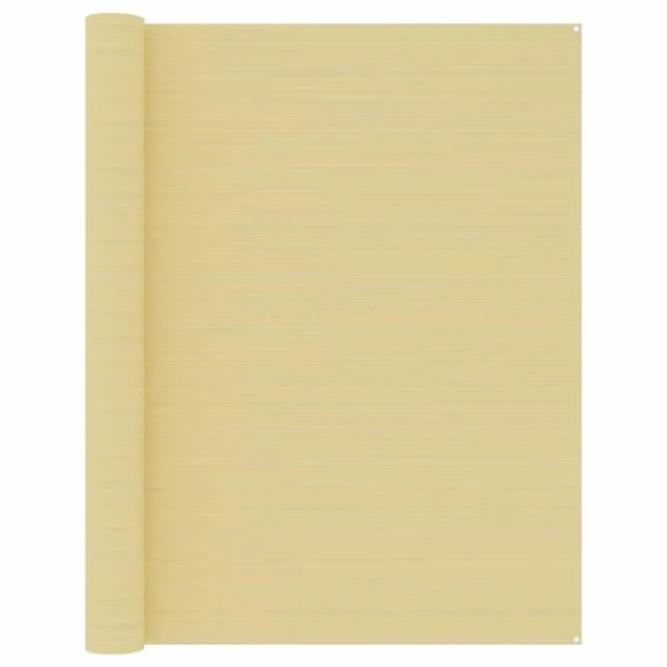vente chaude VIDAXL Tapis De Tente 250×400 Cm Beige 1