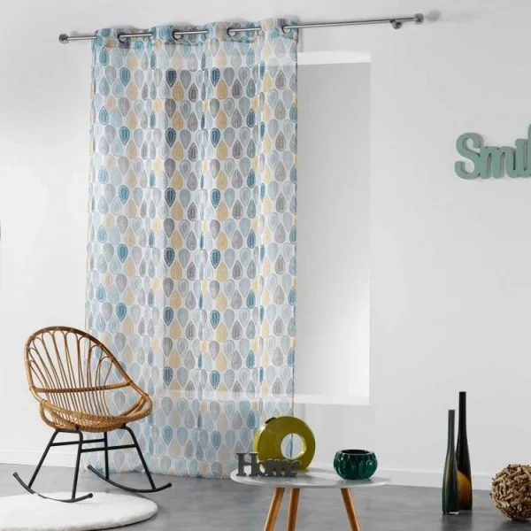 vente à bas prix Paris Prix Rideau Voilage Palpito 140x240cm Blanc 1
