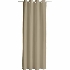 VIDAXL Rideau Occultant Avec œillets Metalliques 270 X 245 Cm Noir économies garanties 15