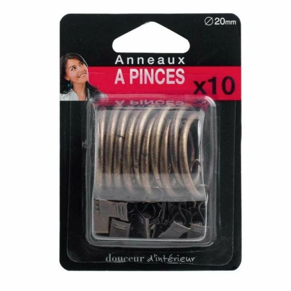 Large choix en ligne Paris Prix Lot De 10 Anneaux Pince 12cm Laiton 4