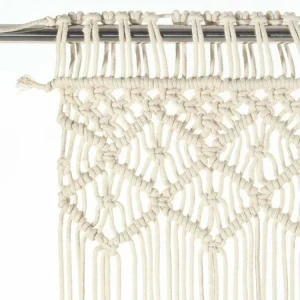 qualité supérieure VIDAXL Rideau En Macrame 140×240 Cm Coton 11