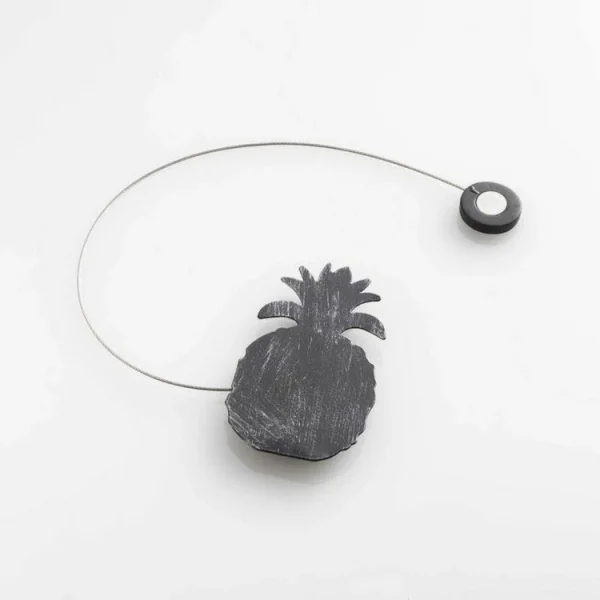 Paris Prix Embrasse De Rideau Aimantée Ghana 30cm Noir boutique en ligne 1