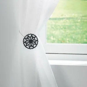 grossiste en ligne Paris Prix Embrasse De Rideau Aimantée Emmy 30cm Noir 7