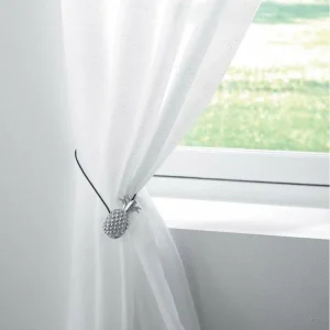 pas cher Paris Prix Embrasse De Rideau Aimantée Lewis 42cm Argent 7