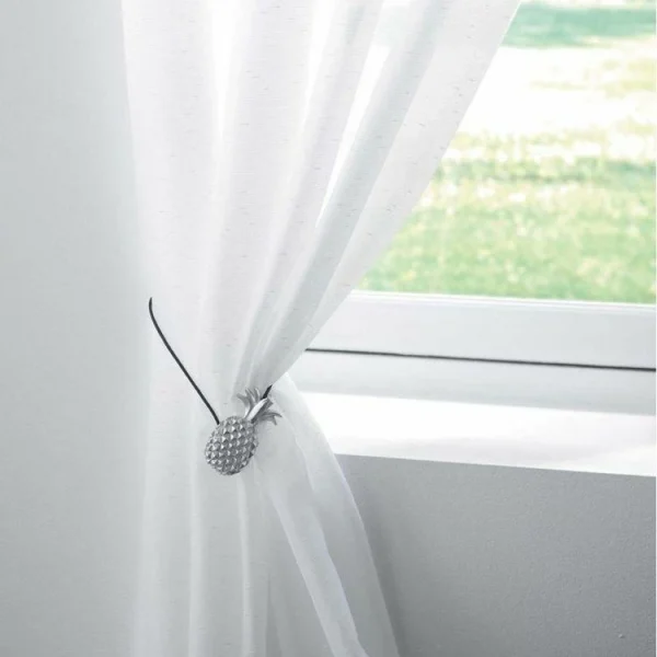 pas cher Paris Prix Embrasse De Rideau Aimantée Lewis 42cm Argent 3
