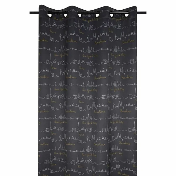 VIDAXL Rideau Occultant Avec Boucles 2 Pcs 140 X 225 Cm Beige Prix très abordable 4