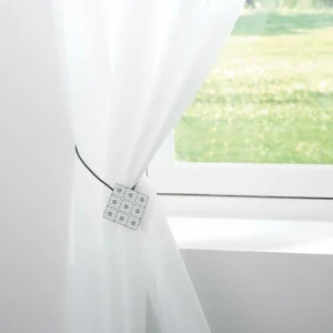 Paris Prix Embrasse De Rideau Aimantée Carelo 43cm Gris soldes en ligne 7