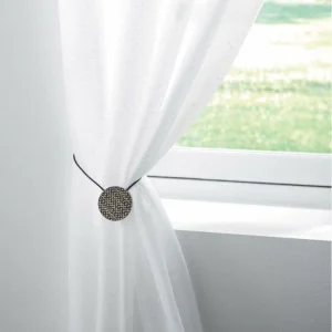 vente luxe pas cher Paris Prix Embrasse De Rideau Aimantée Lulaby 43cm Noir 7