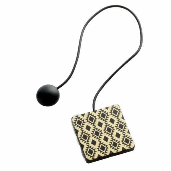 Paris Prix Embrasse De Rideau Aimantée Arlequin 43cm Noir vente pas cher en ligne 1