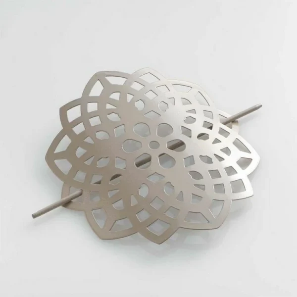 Vente Paris Prix Embrasse De Rideau Broche Rosae 17cm Taupe 1
