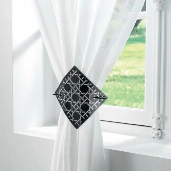 vente luxe pas cher Paris Prix Embrasse De Rideau Broche Bobix 16cm Noir 3