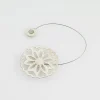 soldes officiel Paris Prix Embrasse De Rideau Aimantée Emmy 30cm Blanc 11