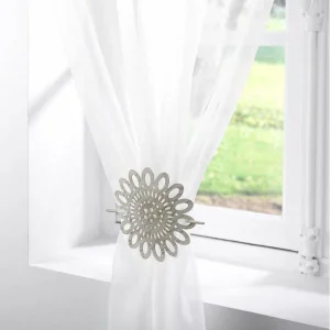 achat Paris Prix Embrasse De Rideau Broche Mandy 17cm Blanc 7