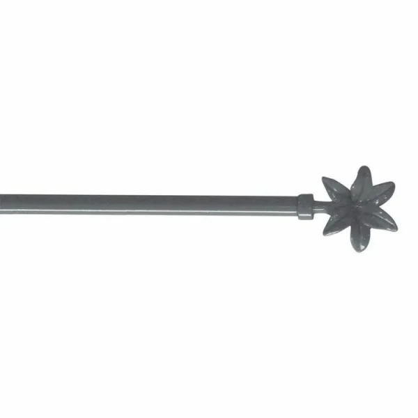 Paris Prix Tringle Déco Extensible Fleurella 60-80cm Gris grande popularité 1