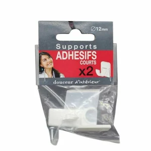 magasin Paris Prix Lot De 2 Supports Adhésifs Courts Bistrot 11cm Blanc 6