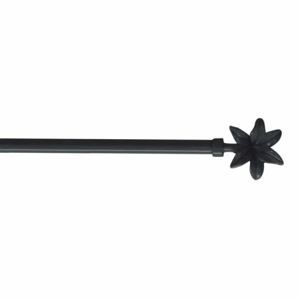 prix abordable Paris Prix Tringle Déco Extensible Fleurella 80-110cm Anthracite 1