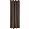 VIDAXL Rideau Occultant Avec œillets Metalliques 270 X 245 Cm Marron bas prix 16