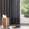 VIDAXL Rideaux Occultants Avec Anneaux En Metal 2 Pcs Noir 140×245 Cm site soldes 17