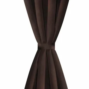 VIDAXL Rideaux Occultants Avec Anneaux 2 Pcs Velours Rose 140×225 Cm magasin en ligne france 8