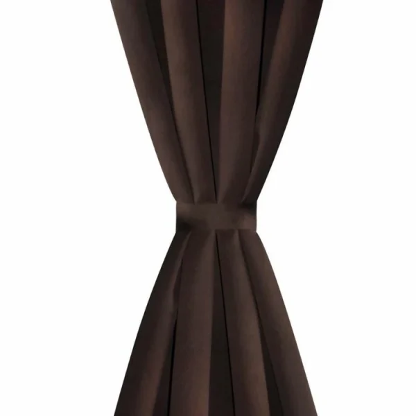 VIDAXL Rideaux Occultants Avec Anneaux 2 Pcs Velours Rose 140×225 Cm magasin en ligne france 3