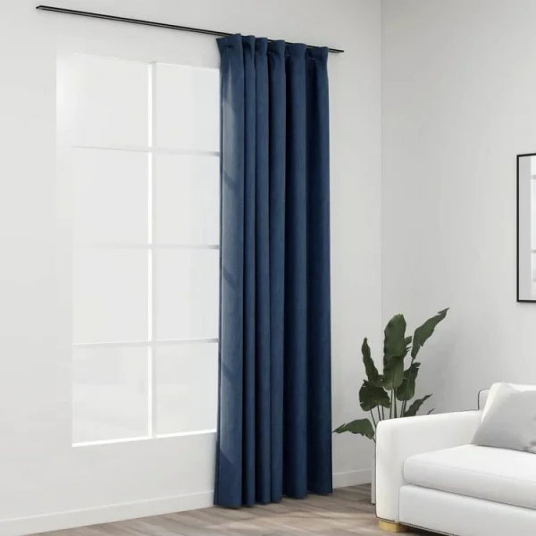 ATMOSPHERA Rideau à œillets Occultant 140×260 Cm Natt Ardoise De super promotions disponibles 3