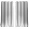 TOILINUX Lot De 2 Rideaux Unis Avec œillets – 140 X 240 Cm – Blanc pas cher 8