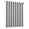 VIDAXL Store Roulant D’exterieur 60×230 Cm Rayures Anthracite Et Blanc pas cher 11
