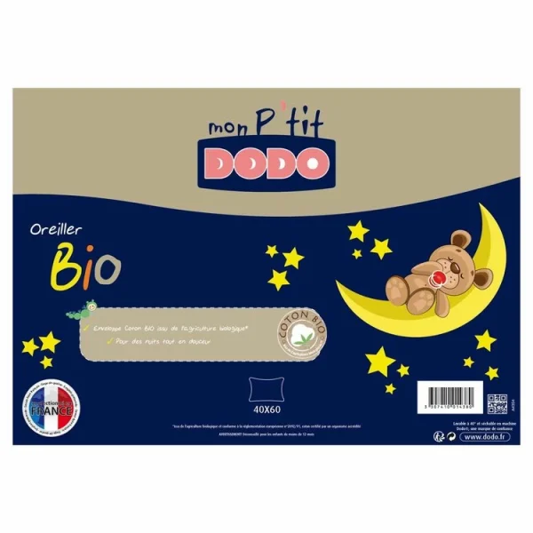 l'unique style DODO Oreiller P’tit DODO Bio 3