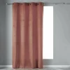 Paris Prix Rideau à Œillets Velvetine 140x280cm Rose garantis authentique 14
