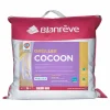 BLANREVE Oreiller Moelleux En Microfibre Blanc marques pas cher 5