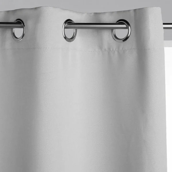 TOILINUX Lot De 2 Rideaux Occultants Louisa – 140 X 260 Cm – Ivoire grande qualité 4